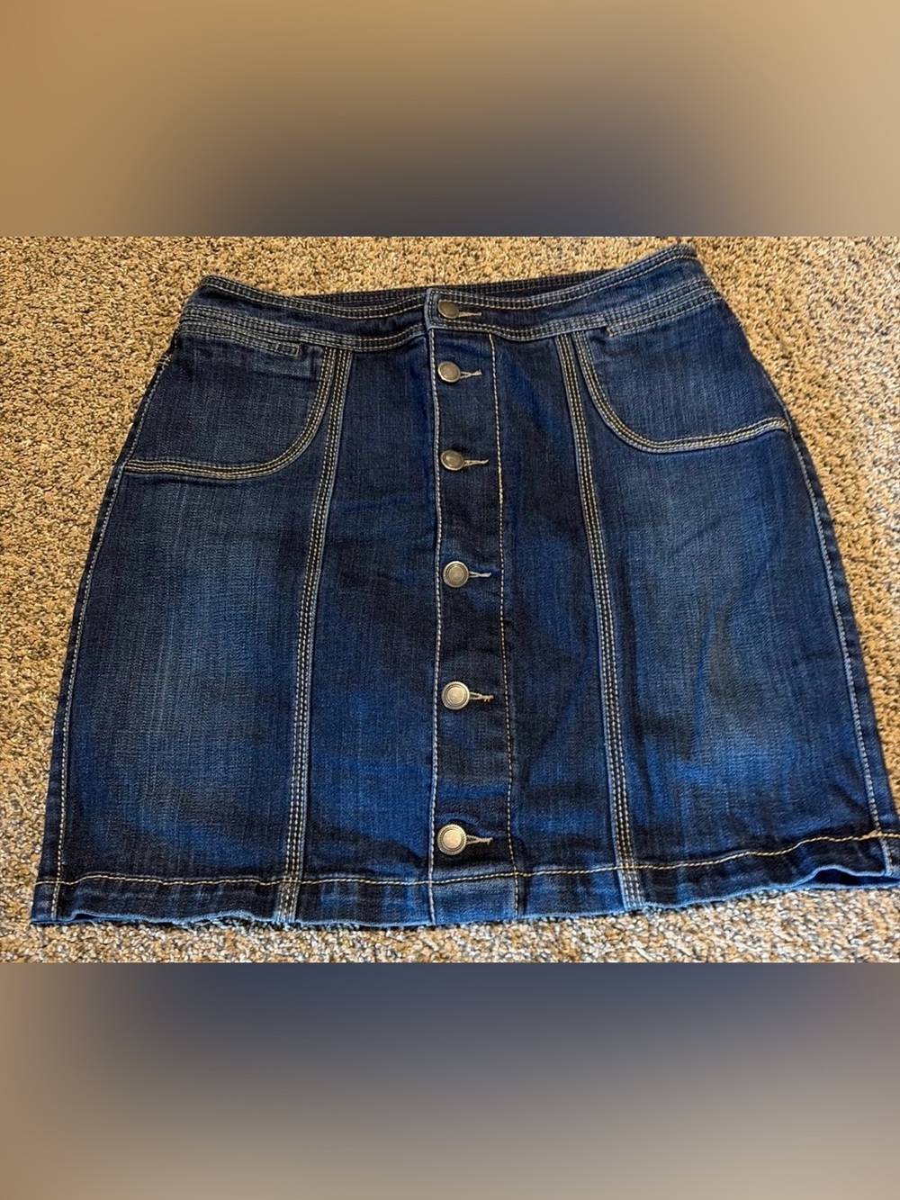 Woman’s Christopher and banks denim skort